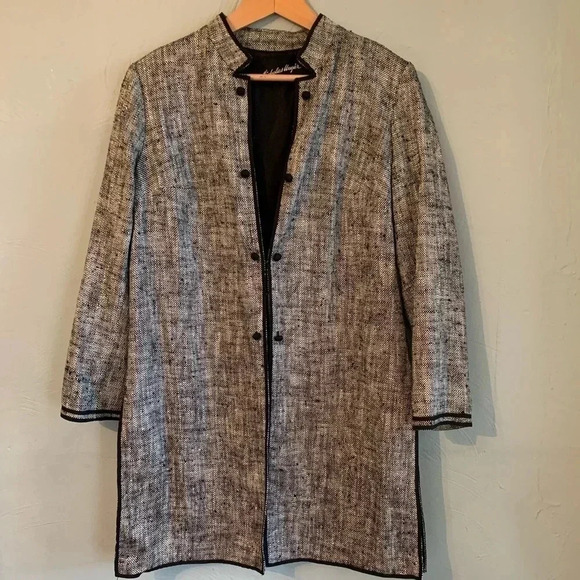 Vintage Nicholas Ungar tweed tunic jacket - Picture 3 of 7